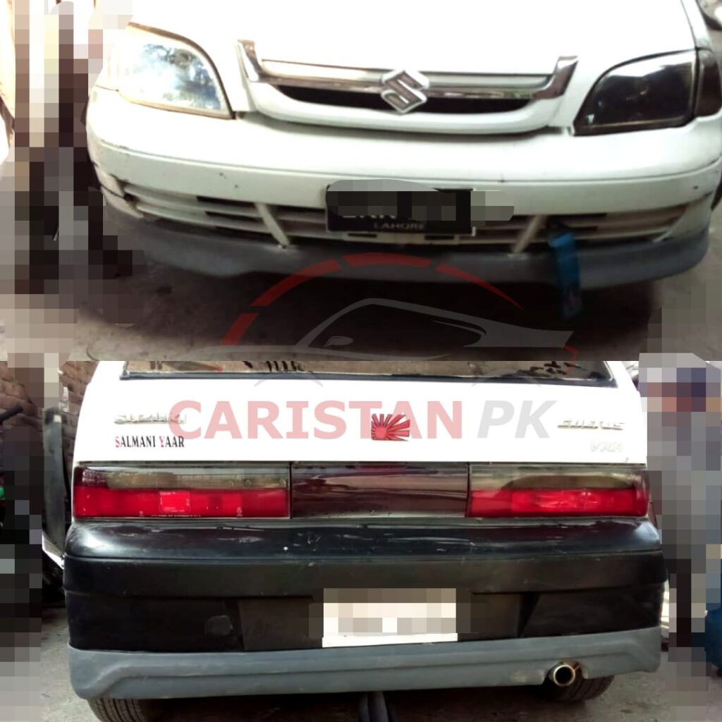 Unpainted Suzuki Cultus High-Grade Fiber Glass Body Kit 2002-16 4Pc