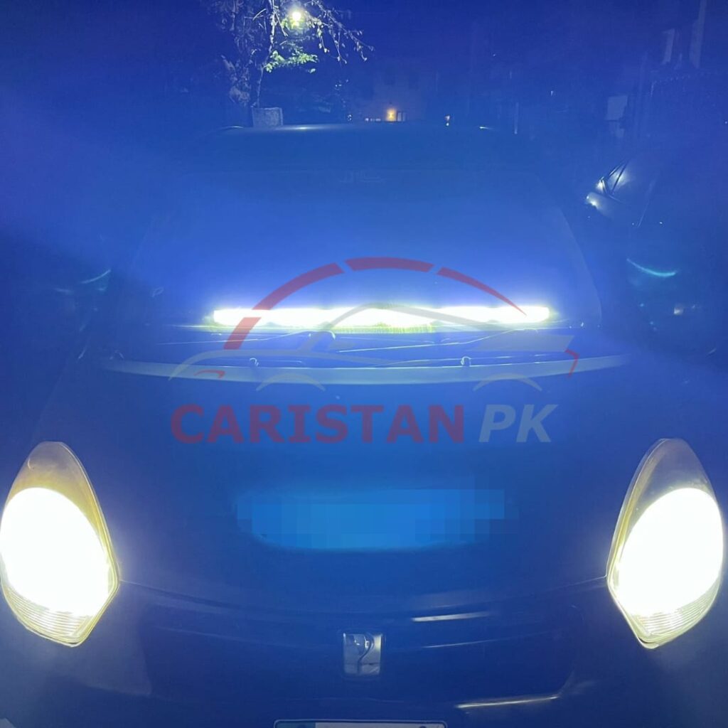 White DRL Dashboard Flasher Light 6 Bar With Multiple Patterns