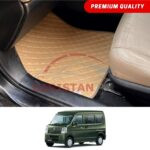 Suzuki Every Flat Style 7D Floor Mats Beige Stitch 2019-24