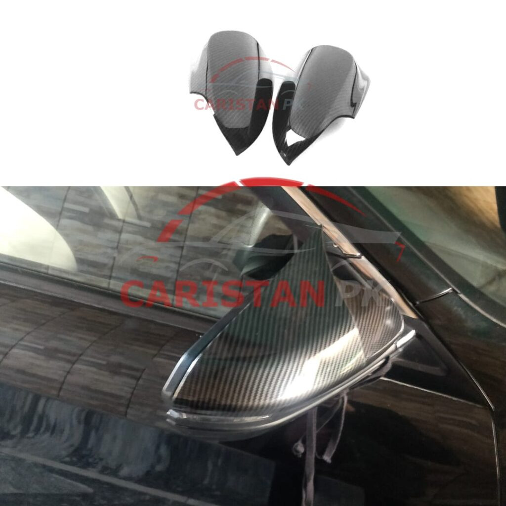 Honda Civic Batman Style Carbon Fiber Side Mirror Cover 2016-21