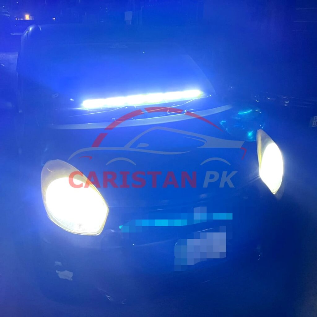 White DRL Dashboard Flasher Light 6 Bar With Multiple Patterns 2