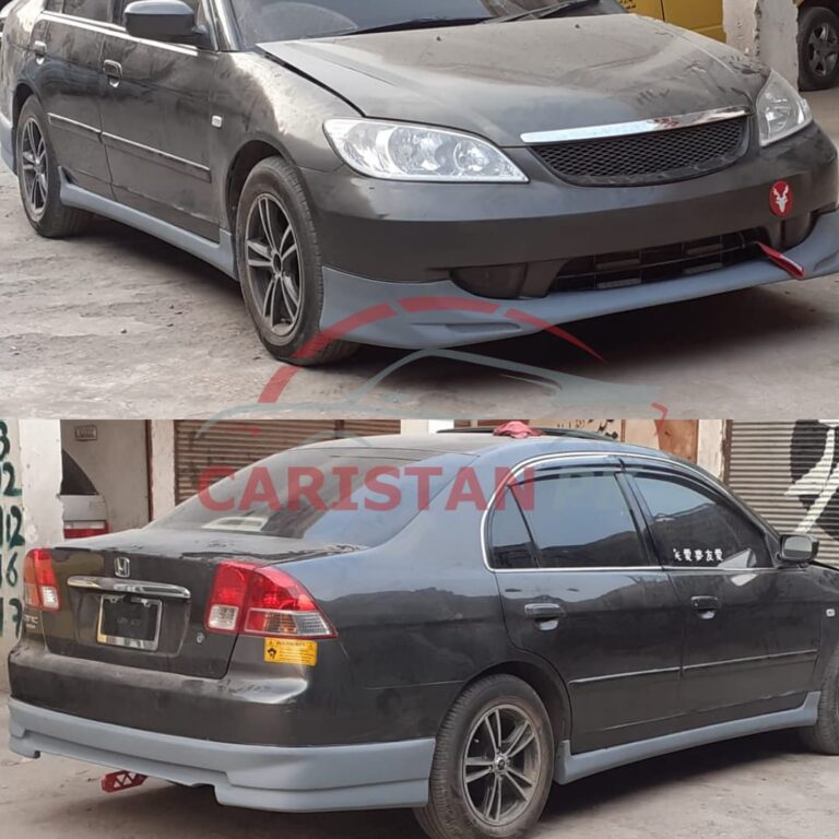Unpainted Honda Civic High-Grade Fiber Glass Body Kit 2001-05 4Pc