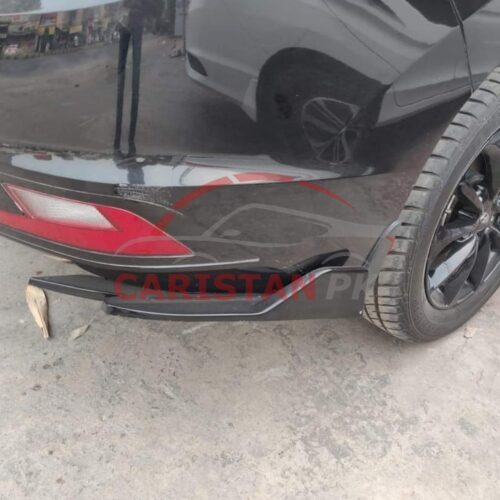 Back Bumper Honda Civic X Canard Lip Rear Bumper 3