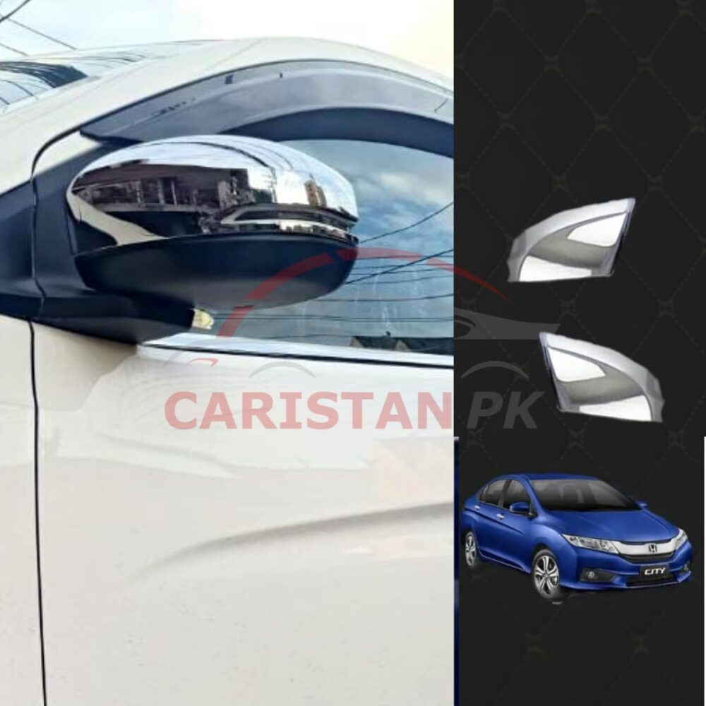 Honda City Chrome Side Mirror Cover 2022 Model & Onwards