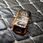 KIA Sportage TPU Plastic Protection Key Cover Black Golden 1