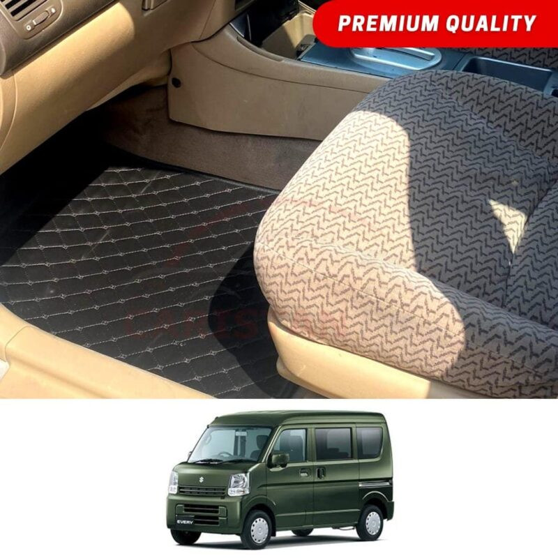 Suzuki Every Flat Style 7D Floor Mats Black 2019-24