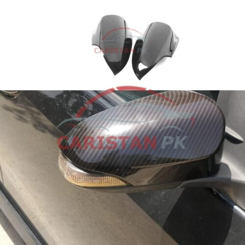 Toyota Yaris Carbon Fiber Side Mirror Cover