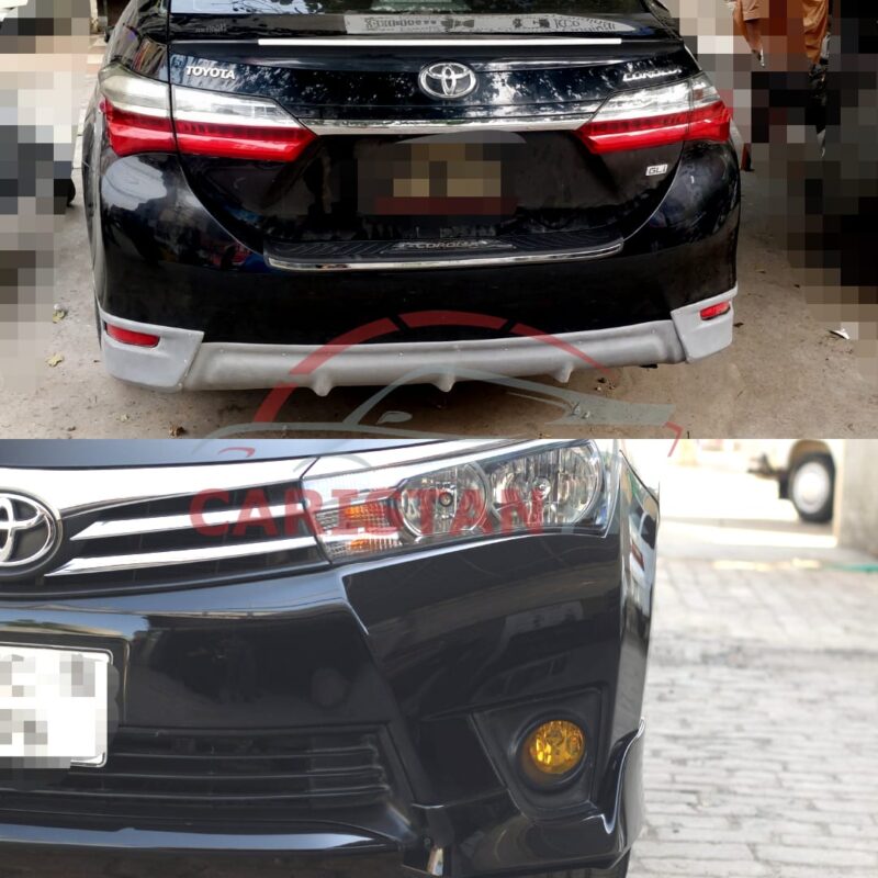 Unpainted Toyota Corolla Fiber Glass Body Kit 2014-16 5 Piece Unpainted Toyota Corolla Fiber Glass Body Kit 2014-16 5 Piece