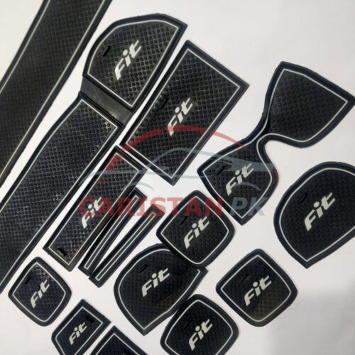 Honda Fit Non-Slip Interior Protection Mats White 2014-19 3