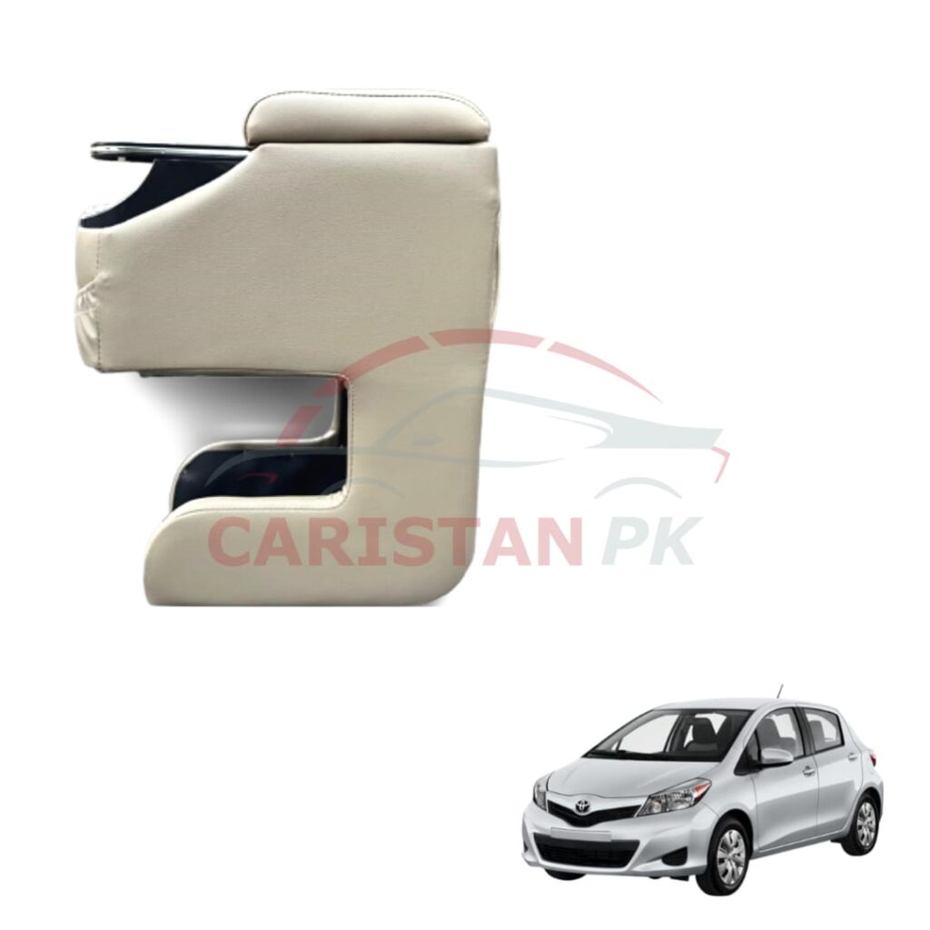 Toyota Vitz Car Armrest Beige 2011-16