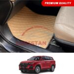 Changan Oshan X7 Flat Style 7D Floor Mats Beige Stitch