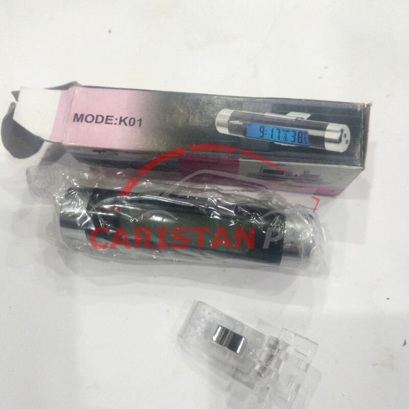 Digital Car Air Vent Thermometer Clock 2