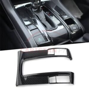 Honda Civic Inner Gear Trim U Shape Carbon Fiber 2016-21 3