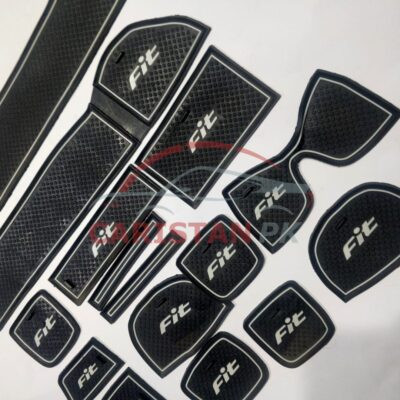Honda Fit Non-Slip Interior Protection Mats White 2014-19 3