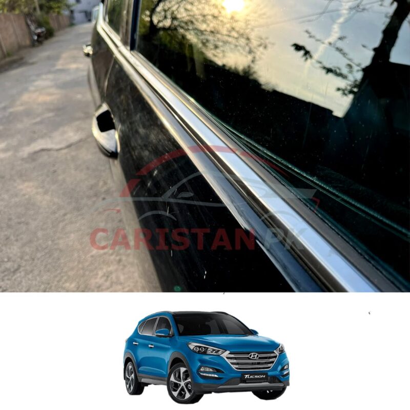 Hyundai Tucson Window Chrome Weather Strips Hyundai Tucson Window Chrome Weather Strips
