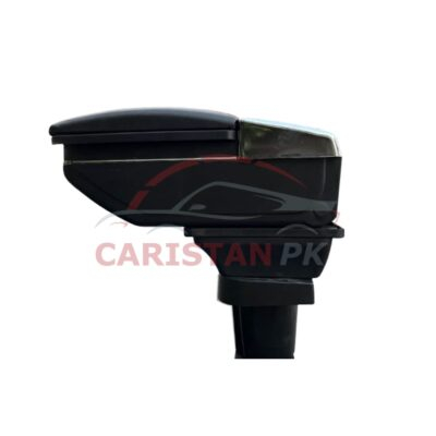 Universal Premium Leather Armrest With Cup Holder