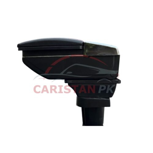 Universal Premium Leather Armrest With Cup Holder