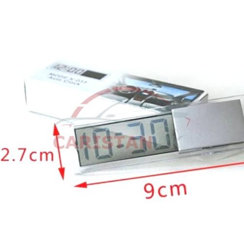 Vehicle Multi-Function Digital Electronic Clock With Suction Cup 1