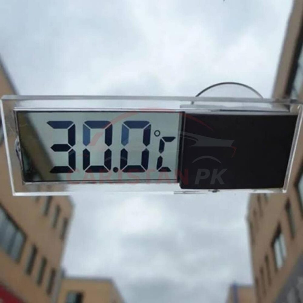 Vehicle Multi-Function Digital Electronic Clock With Suction Cup