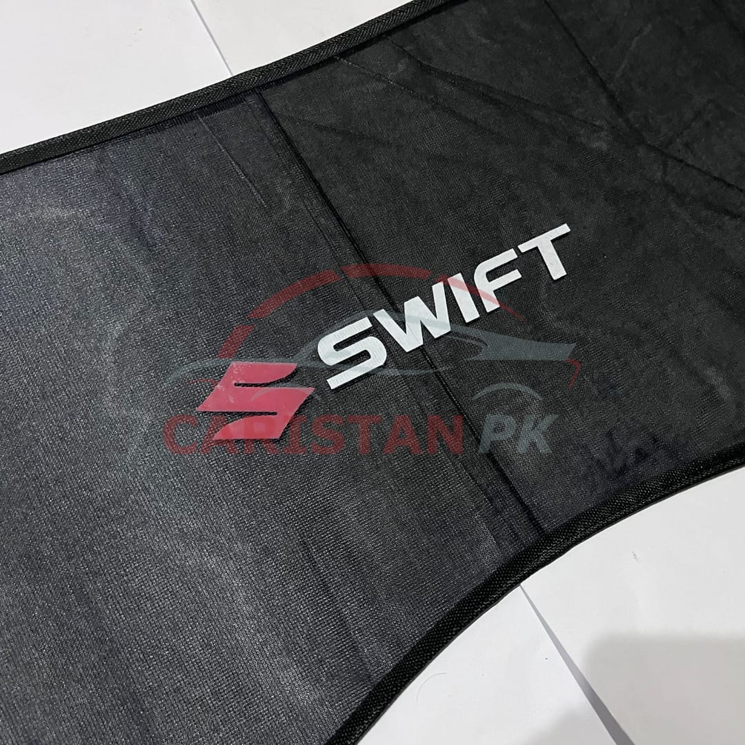 Suzuki Swift Back Screen Curtain With Logo 2022 Onwards