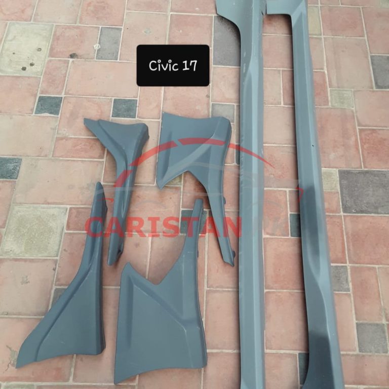 Unpainted Honda Civic Modulo Body Kit ABS Plastic 6 Pcs 2016-21 3