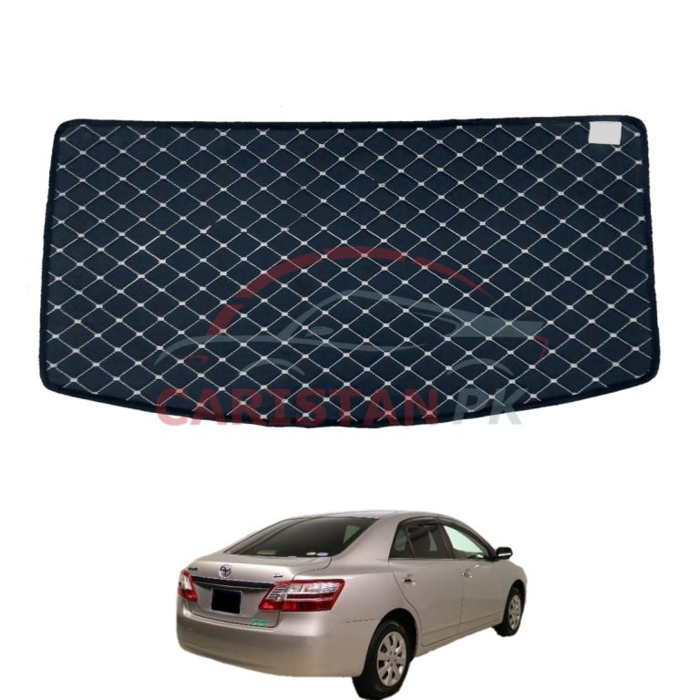 Toyota Premio 7D Trunk Protection Mat Black With Beige Stitch 2007-15