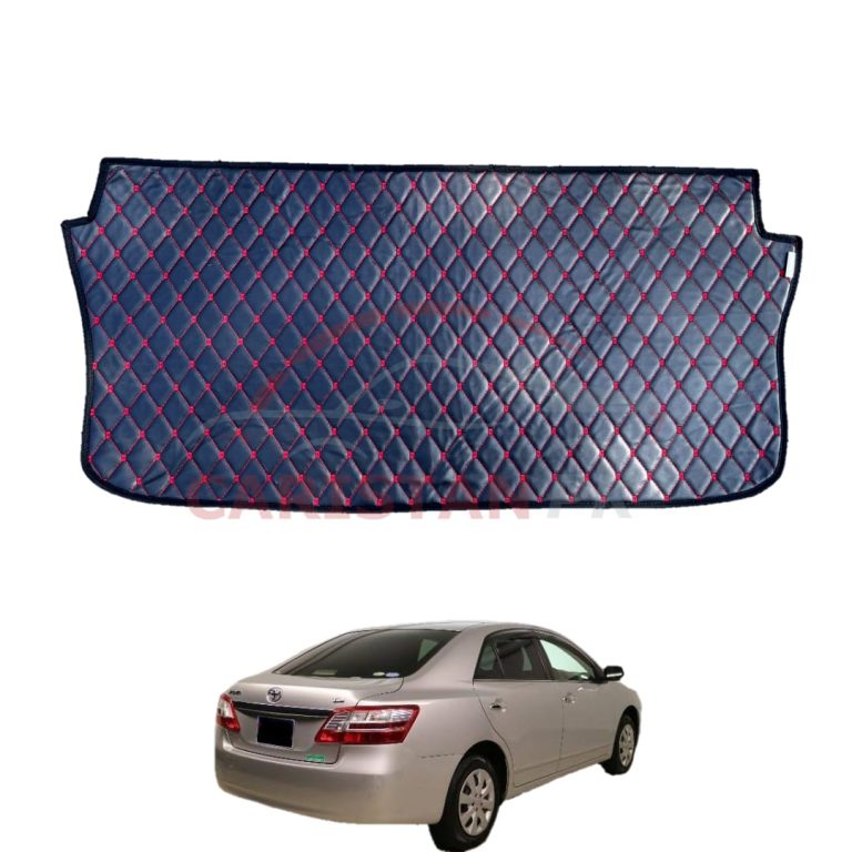 Toyota Premio 7D Trunk Protection Mat Black With Red Stitch 2007-15