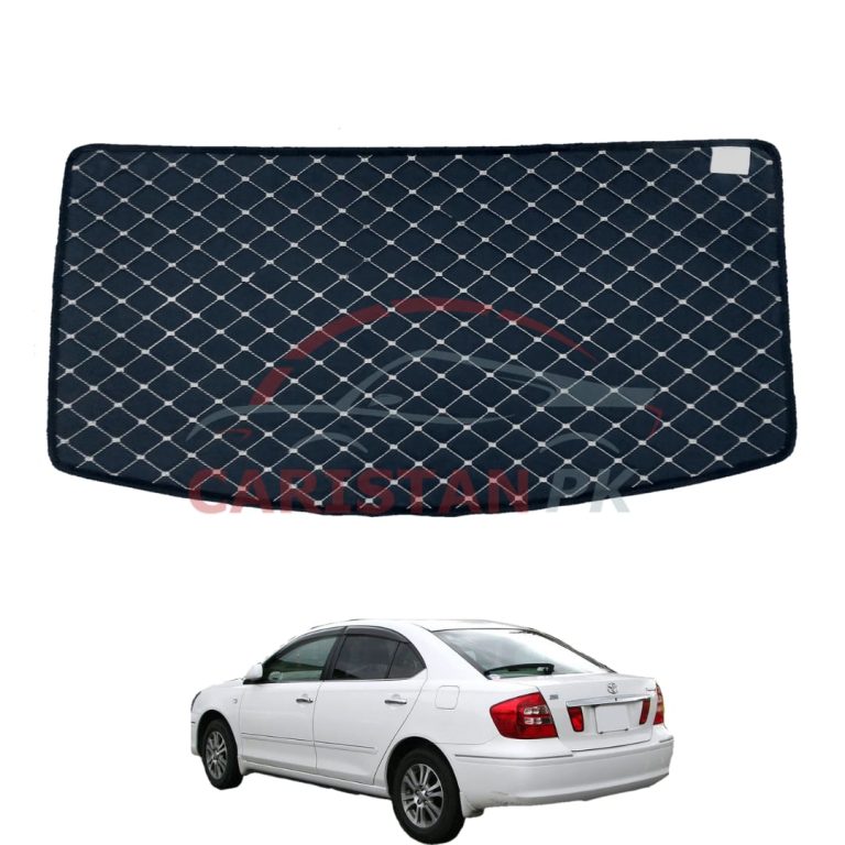 Toyota Premio 7D Trunk Protection Mat Black With Beige Stitch 2002-06