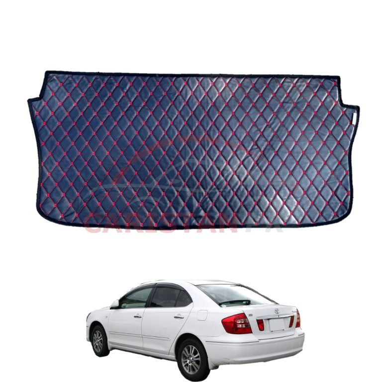 Toyota Premio 7D Trunk Protection Mat Black With Red Stitch 2002-06