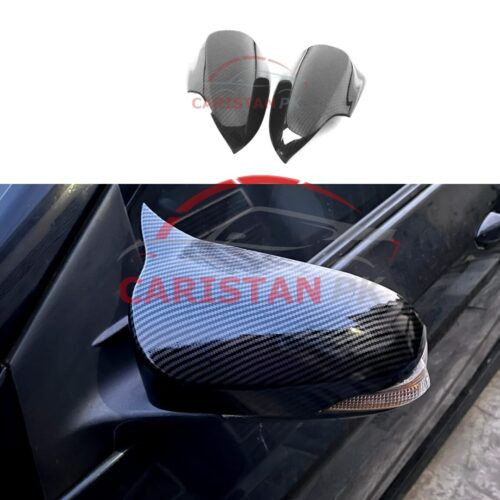 Toyota Yaris Batman Style Carbon Fiber Side Mirror Cover