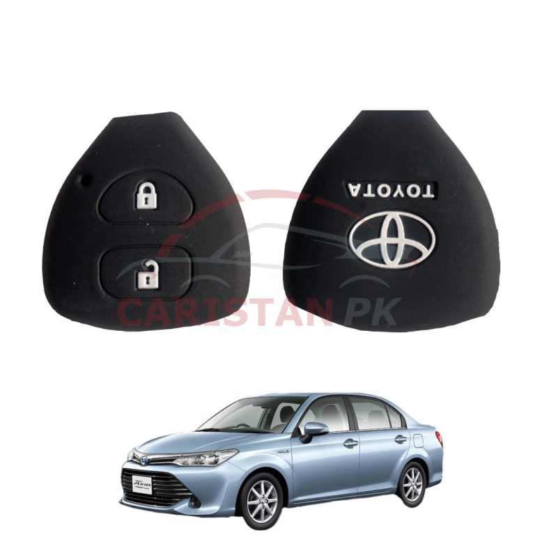 Toyota Corolla Axio Silicone PVC Key Cover 2014-22 Model