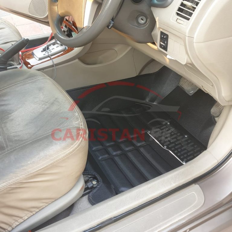 Toyota Corolla Axio 5D Floor Mats Black 2006-12 1