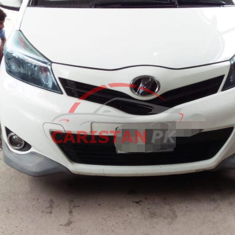 Unpainted Toyota Vitz Fiber Glass Body Kit B 2011-16 4 Pc 2