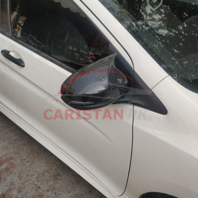 Honda City Batman Style Side Mirror Cover Carbon Fiber 2022 Model & Onwards 2
