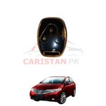 Honda City TPU Plastic Key Cover Black Golden 2009-21