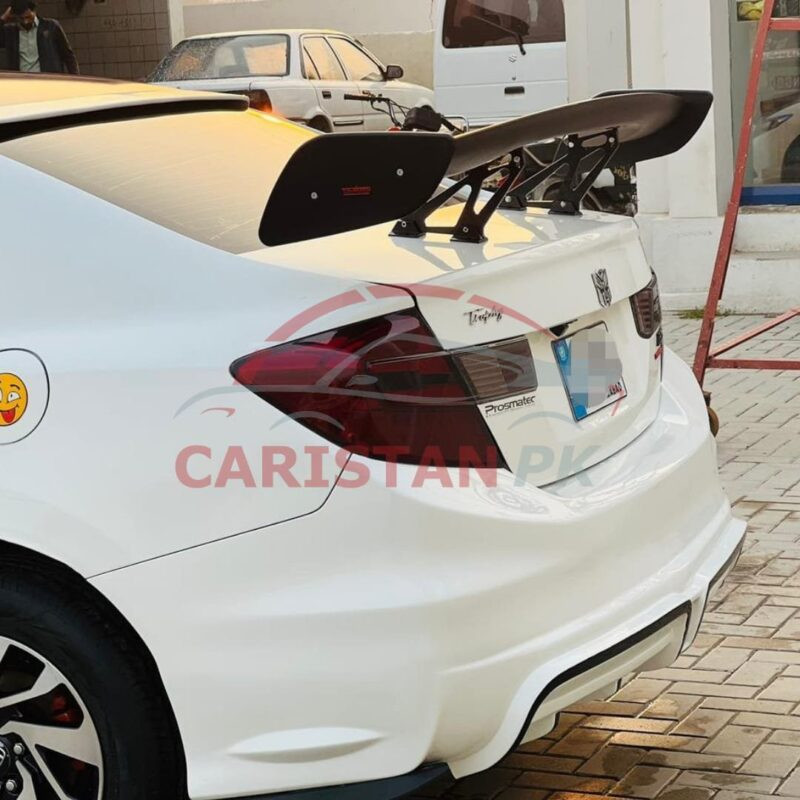 Premium Universal ABS Plastic Wing Spoiler With Metal Base 2
