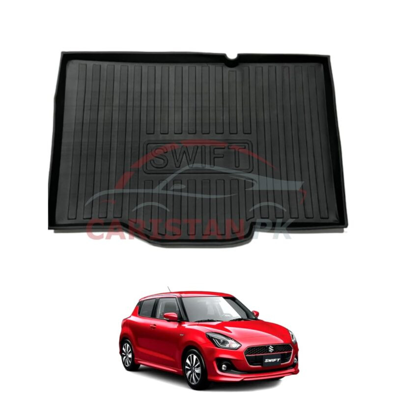 Suzuki Swift PVC Trunk Mat Black 2022 Model & Onwards Suzuki Swift PVC Trunk Mat Black 2022 Model & Onwards