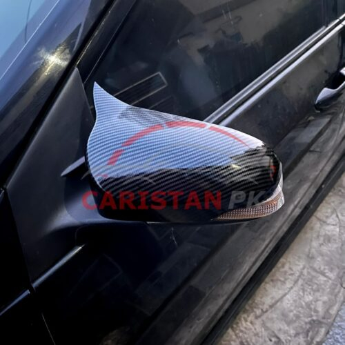 Toyota Batman Style Carbon Fiber Side Mirror Cover 2014 Onwards