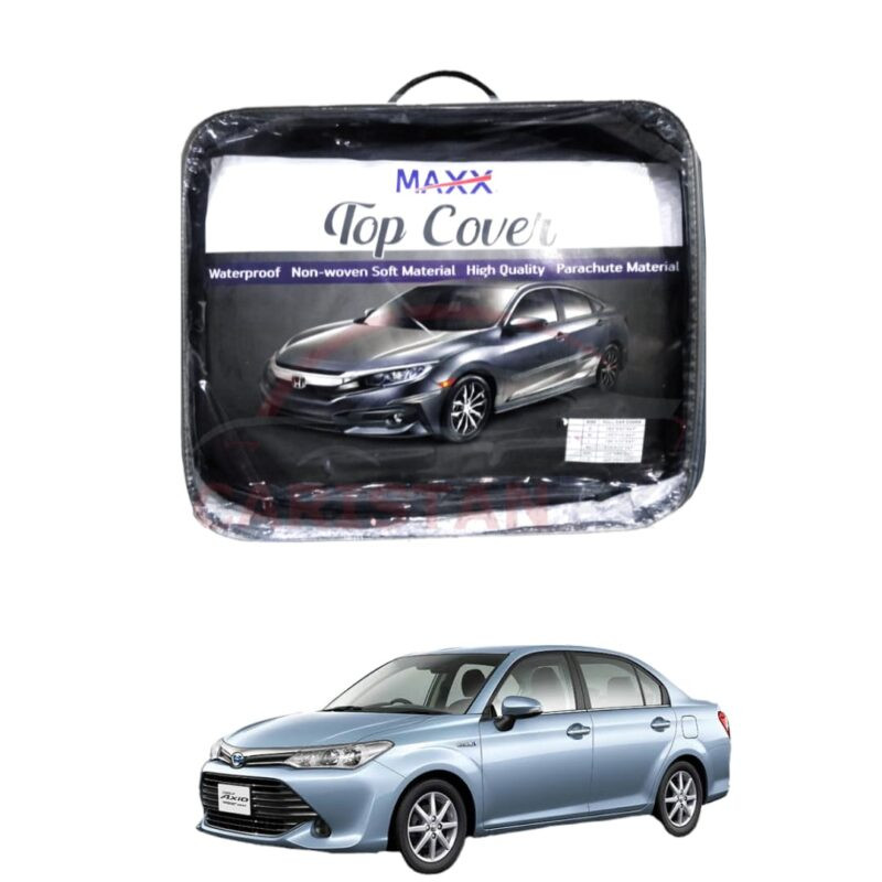 Toyota Corolla Axio Premium Non Woven Scratchproof Top Cover 2014-25 Model Toyota Corolla Axio Premium Non Woven Scratchproof Top Cover 2014-25 Model