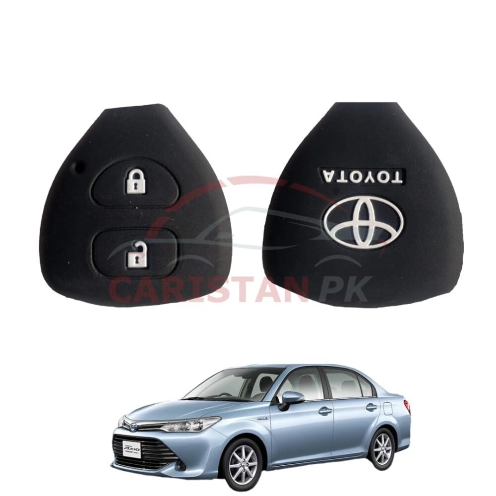 Toyota Corolla Axio Silicone PVC Key Cover 2014-25 Model
