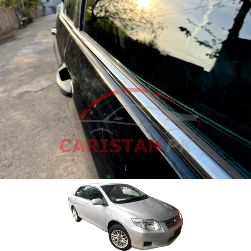 Toyota Corolla Axio Window Chrome Weather Strip 2006-12