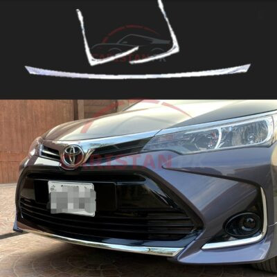 Toyota Corolla X Bumper Chrome Trim 3 Piece