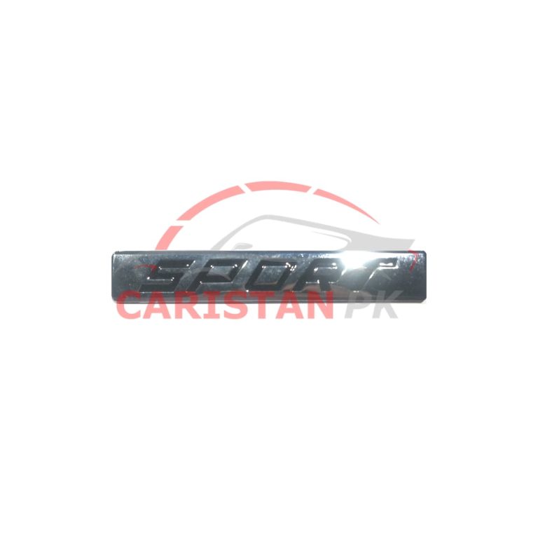 Sport Car Emblem Chrome Small