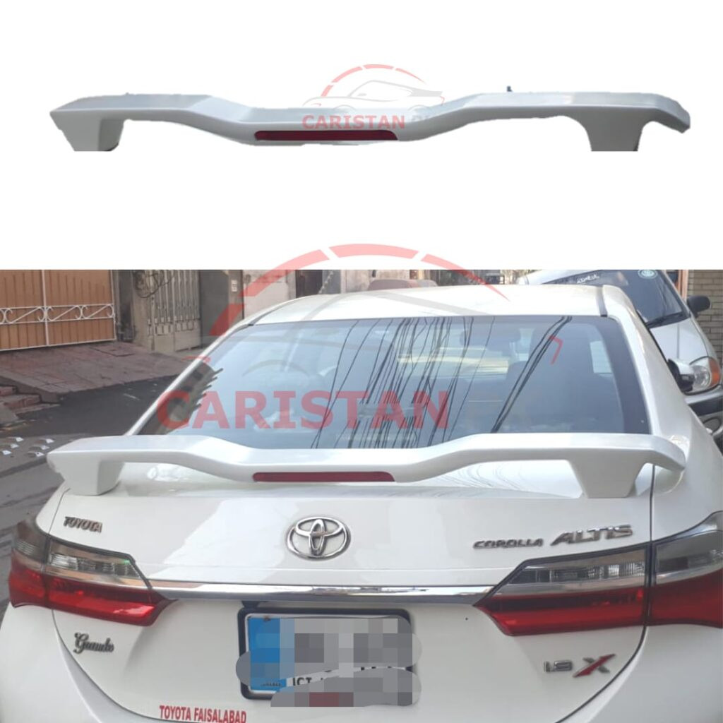 Unpainted Universal Sedan Spoiler With LED Light Unpainted Universal Sedan Spoiler With LED Light