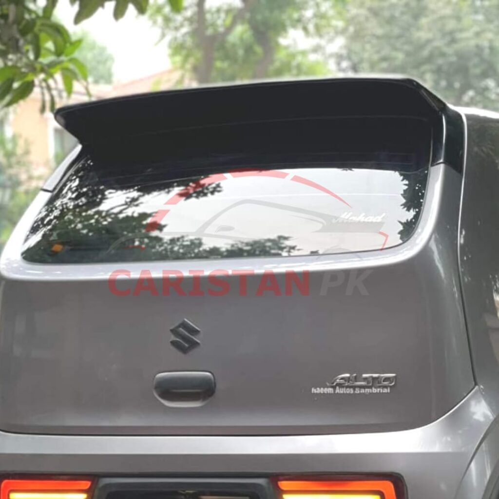 Unpainted Suzuki Alto Roof Spoiler Wide Style 2017-24 1