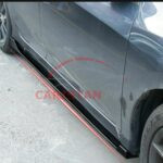 Honda Civic X Side Skirts Side Splitter Canards Matt Black 2