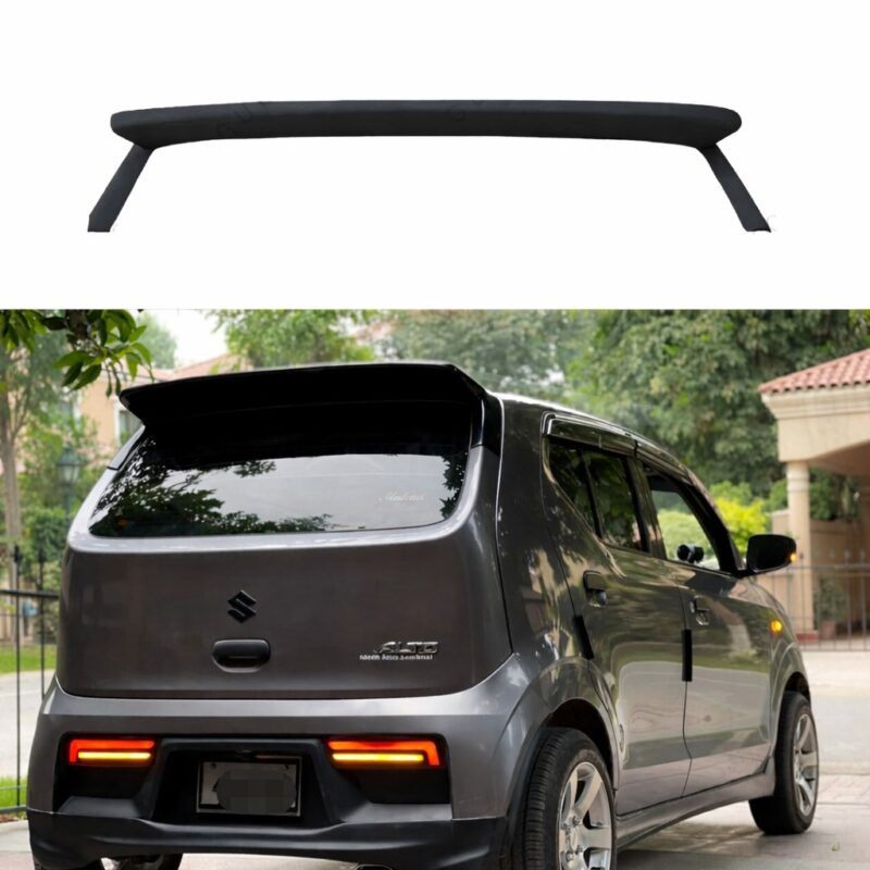 Unpainted Suzuki Alto Roof Spoiler Wide Style 2017-26 3 Unpainted Suzuki Alto Roof Spoiler Wide Style 2017-26 3
