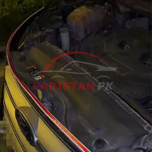 Universal Flexible Bonnet DRL Running Strip White 1