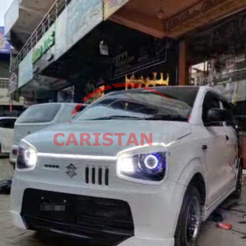 Universal Flexible Bonnet DRL Running Strip White 2