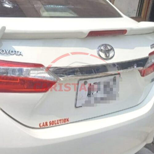 Unpainted Toyota Corolla TRD Trunk Spoiler With Light 2014-26 1